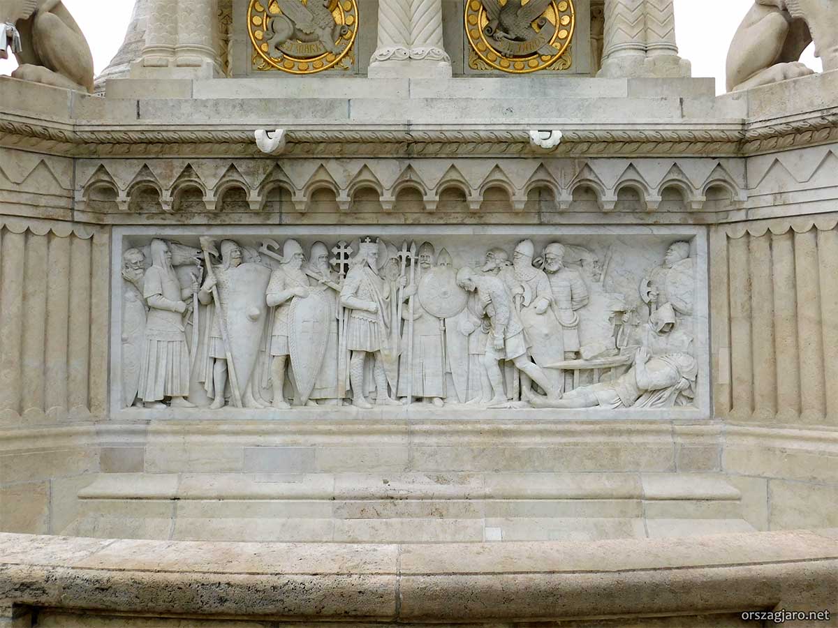 Halászbástya - Szent István szobor