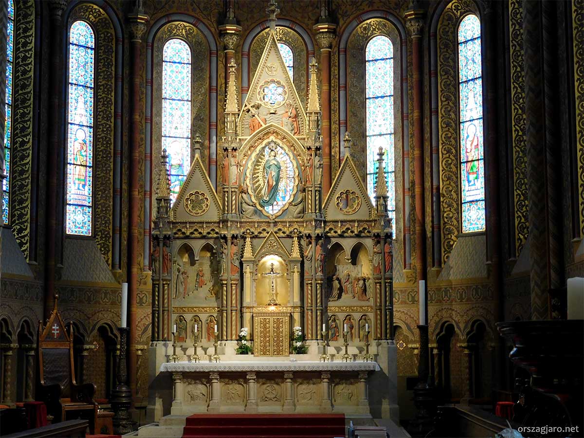 Mátyás templom - Szentély